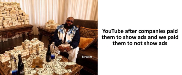 Youtube advert woes